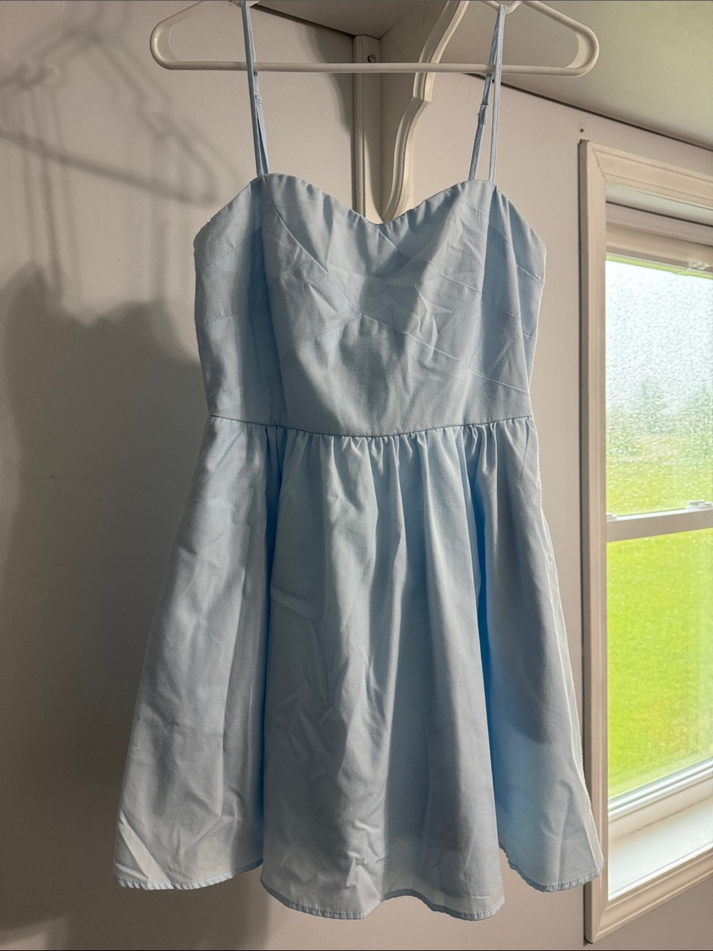 Light Blue Spaghetti-Strap Women’s Dress